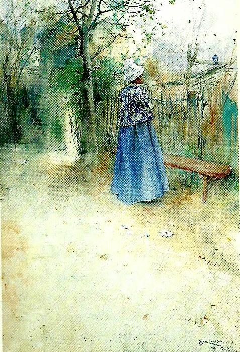 Carl Larsson host en hostdag oil painting picture